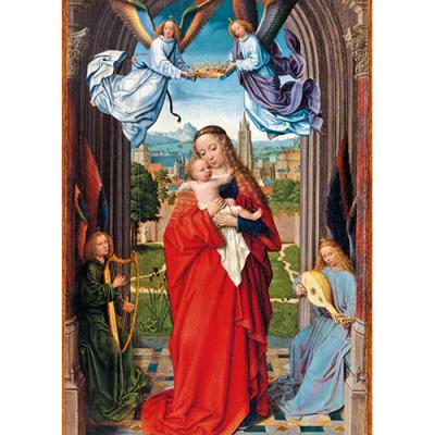 Personalised Christmas Cards - Madonna and Child with Angels